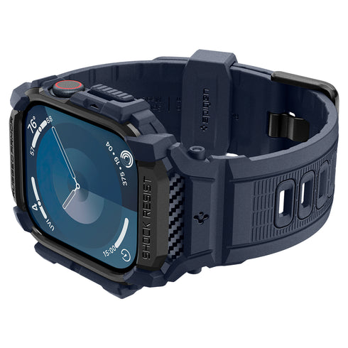 כיסוי + רצועת שעון Spigen לסדרת Apple Watch 10 Rugged Armor Pro